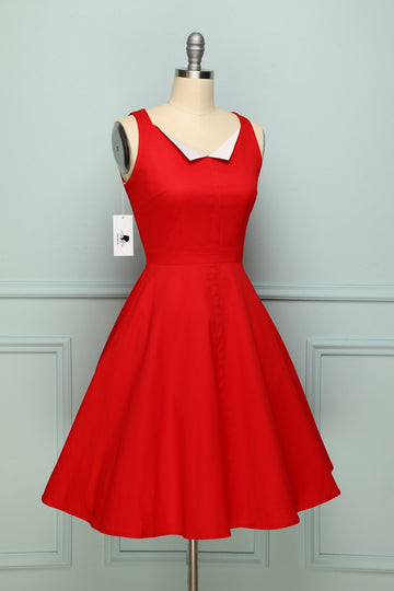 Lapel Red Swing - ZAPAKA